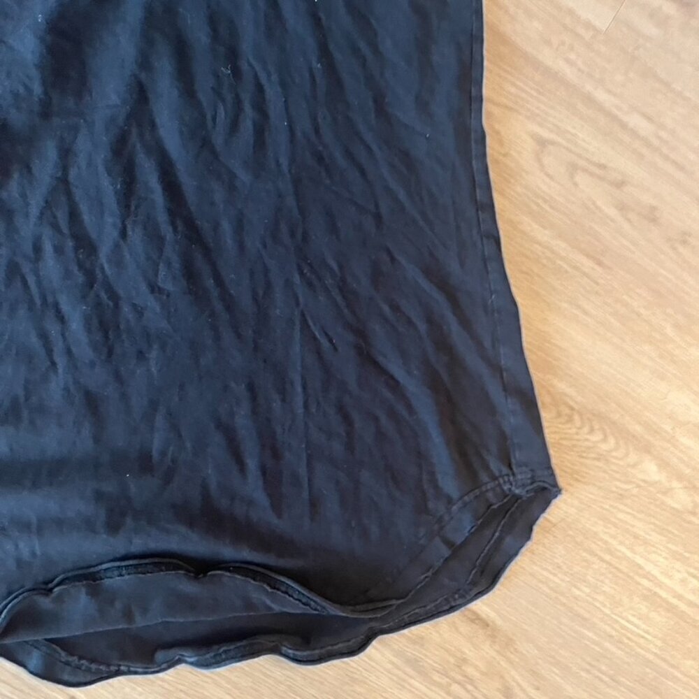 ** Alphalete Men's Tshirt Black blue colorblock Large - Picture 3 of 8